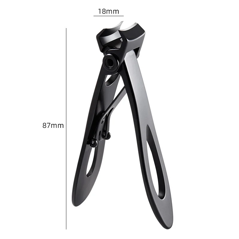 Nail Clippers Stainless Steel Two Sizes Manicure Fingernail Cutter Thick Hard Toenail Scissors