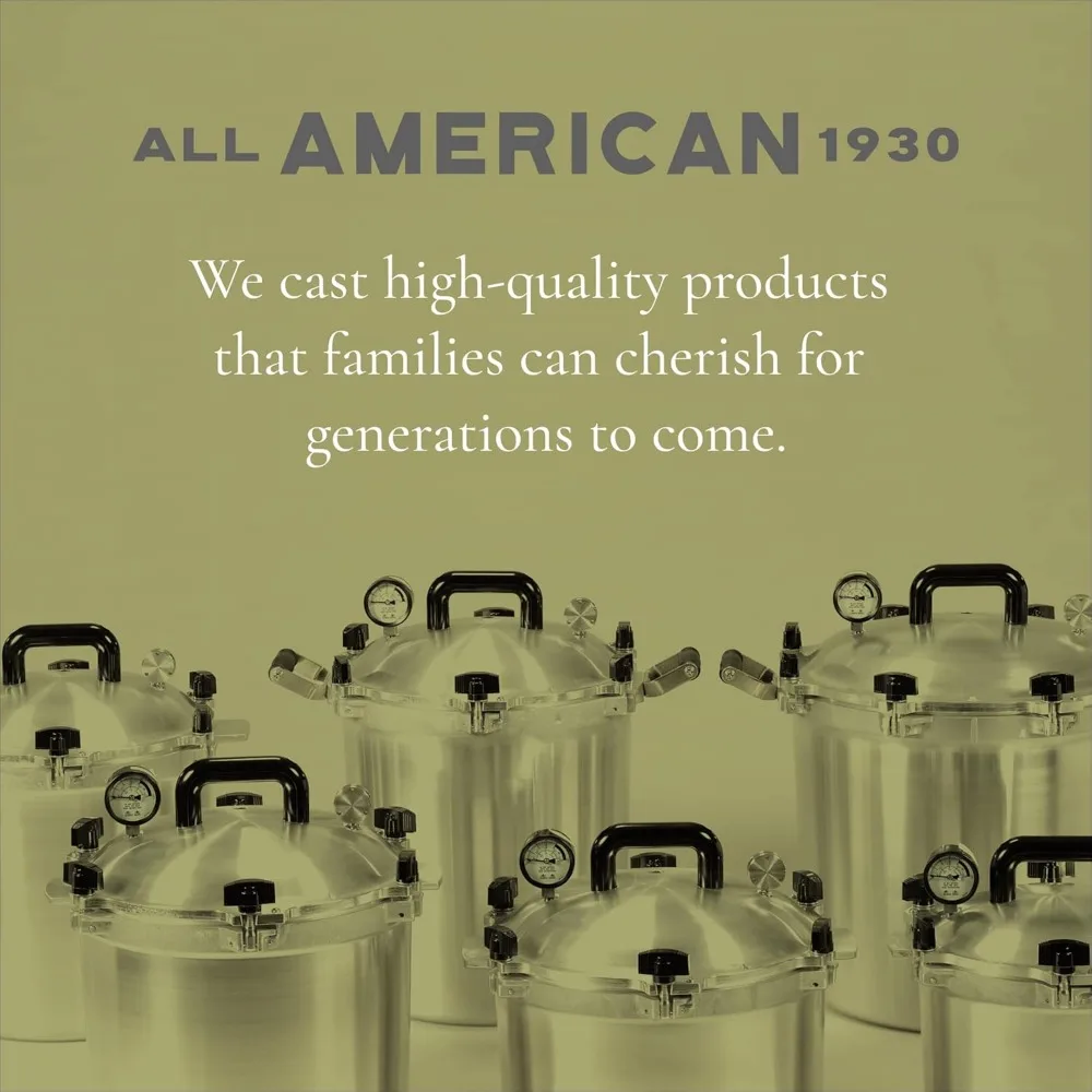 1930: 15.5qt Pressure Cooker/Canner (The 915) - Exclusive Metal-to-Metal Sealing System - Easy to Open & Close 6