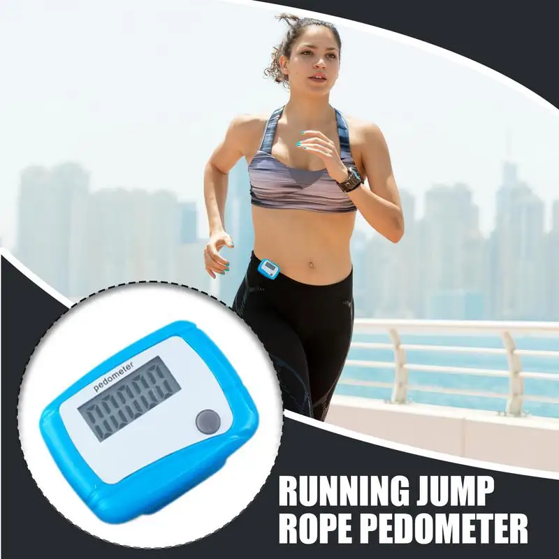 Simple Pedometers Simple Step Counter With Clip And Lanyard Outdoor Activities Fitness Tracking Tool Running jump rope pedometer