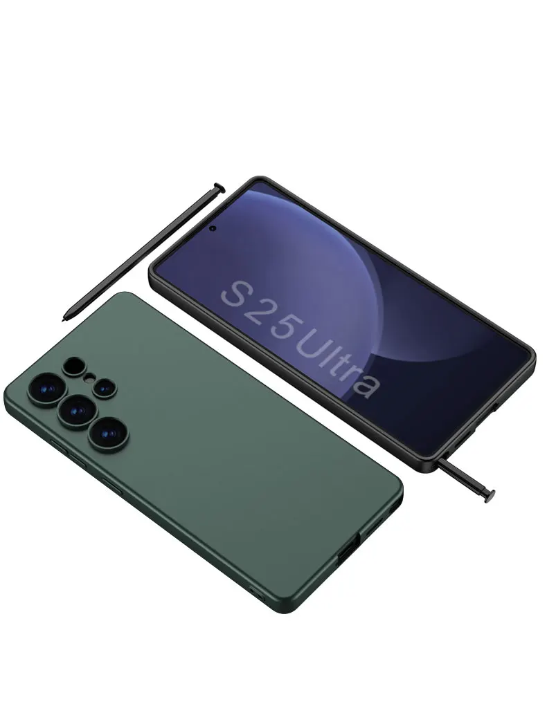 Ultra-thin Matte TPU Soft Case for Samsung Galaxy S25 Ultra Camera Protective Sk