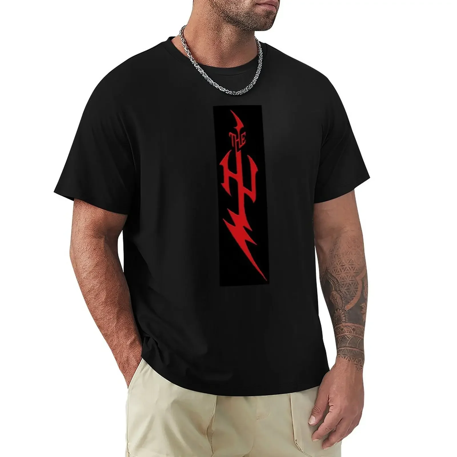 The Red Thunder T-Shirt Blacks Kawaii Clothes Funnys Summer Top Workout Shirts For Men