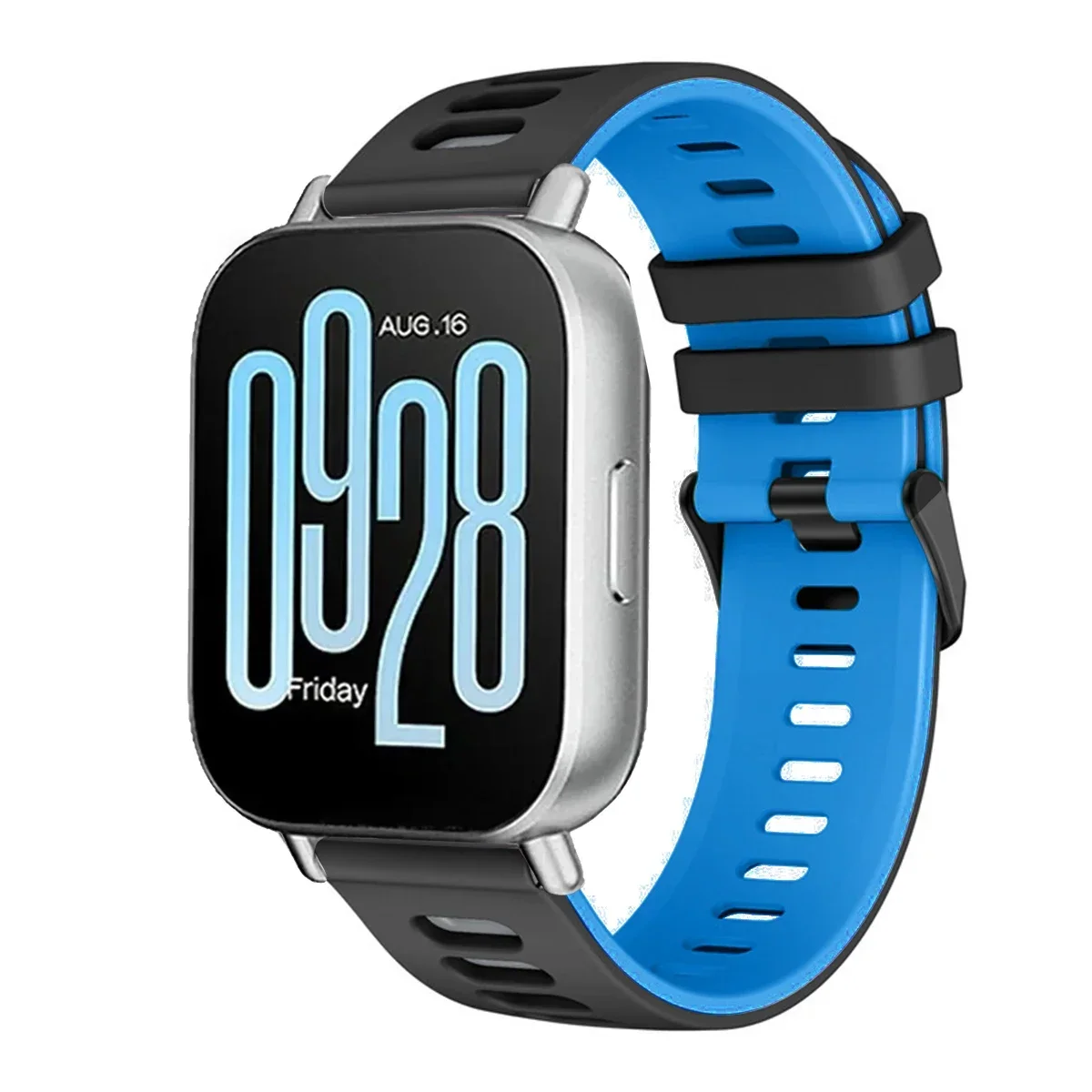 Silicone Sport Wristband - 22mm Strap Accessory in Various Colors