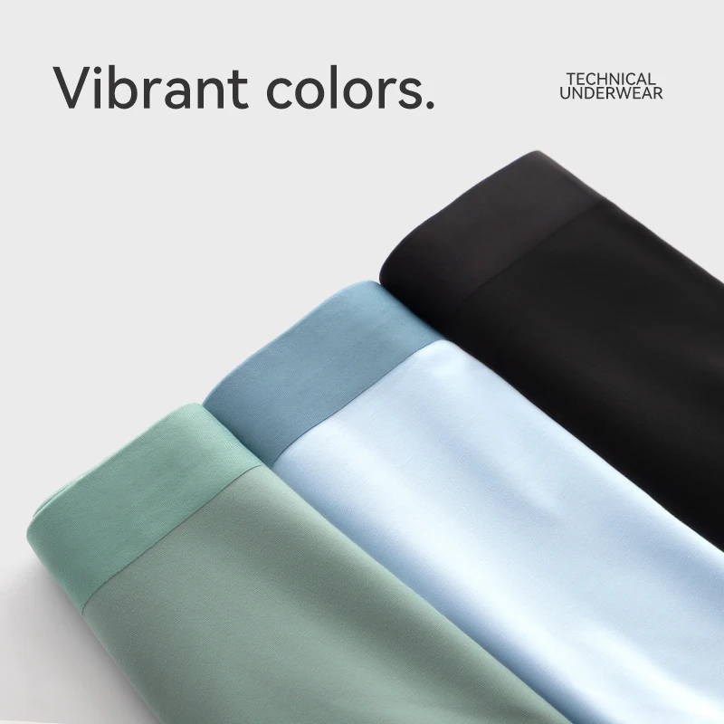 Men Underwear Pure Cotton Boxer Shorts Graphene 3A Antibacterial Underpants Moisture Absorbent Elastic Male Panties 3pcs L-5XL
