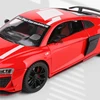 1:24 AUDI R8 V10 Plus Alloy Performance Sports Car Model Diecast Metal Toy Racing Car Model Simulation Sound and Light Kids Gift 5