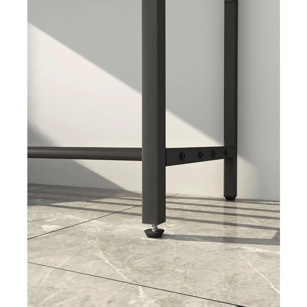 Console Table, 41.7" Industrial Entryway Table with Shelf, Narrow Sofa Table for Hallway, Entrance Hall, Foyer, Corridor