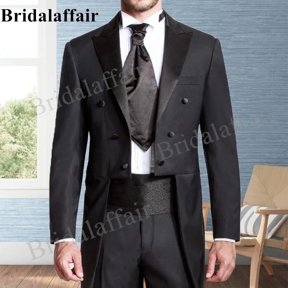 Bridalaffair Mens Burgundy Velvet Suits Slim Fit Wedding Tuxedo Suit for Men One Button Winter Warm Elegant Blazer Pant Set