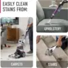 Pet Automatic Carpet Cleaner Machine with Spot Chaser Wand, Deep Cleaning Shampooer, Carpet Deodorizer and Pet 6