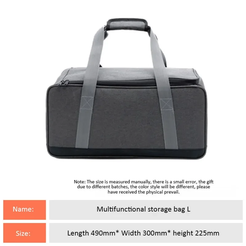 Camping Cookware Bag Outdoor Cutlery Pouch Large Capacity Storage for Picnic BBQ