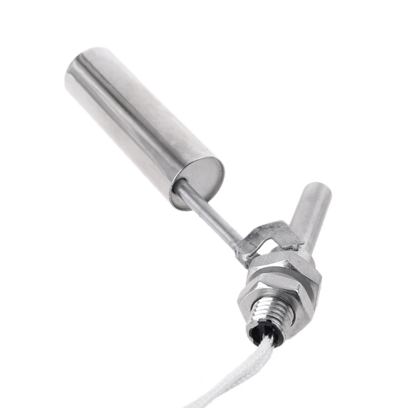 Water Level Switch 0-220V AC/DC Stainless Steel Water Float Switch Level Switch Level Sensor M10 Thread Humidifiers Water Towers Kitchen Equip
