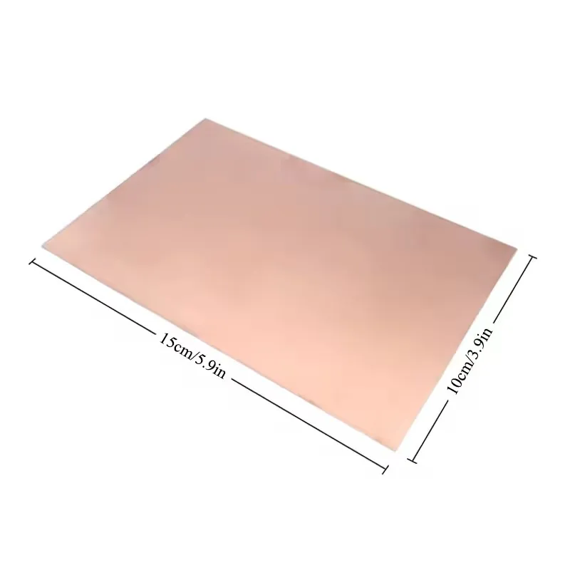 5/10Pcs 단면 구리 클래드 라미네이트 PCB 10x15cm 에칭 DIY Pcbs 키트용 구리 도금 범용 회로 프로토타입 보드