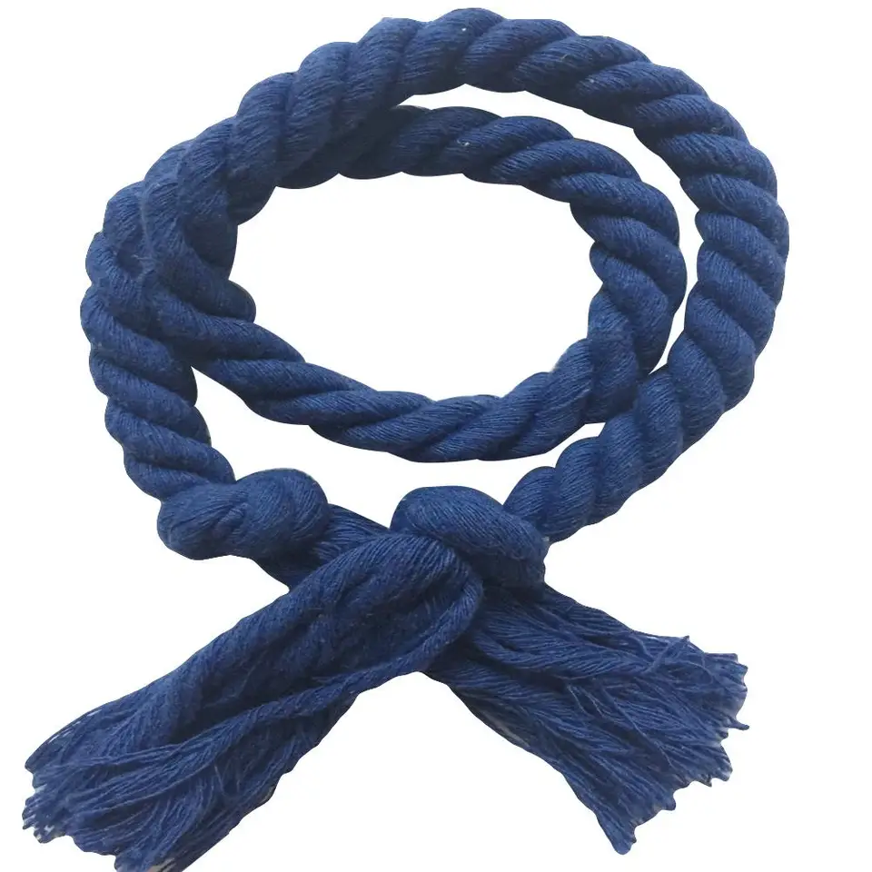 Thick Cotton Flax Curtain Tiebacks with Tassels