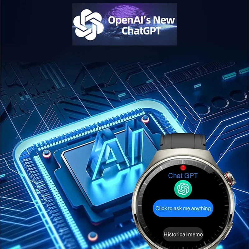 Ʈ ġ HK8 Hero ChatGPT AMOLED ũ ,  ȭ ħ, NFC ɹڼ, AI  SOS Ʈġ, 1.52 ġ