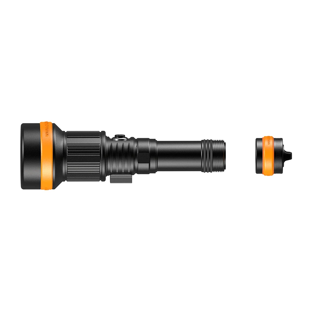 OrcaTorch ZD710 MK2 Zoomable 4°-72° Diving Torch Underwater