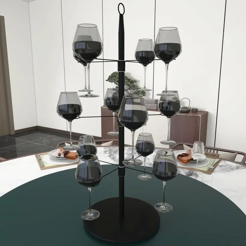 Cocktail Tree Stand Wine Glass Display Drinks Holders Champagne Cocktails Martini Cocktail Wine glass holder Wine glass storage 4