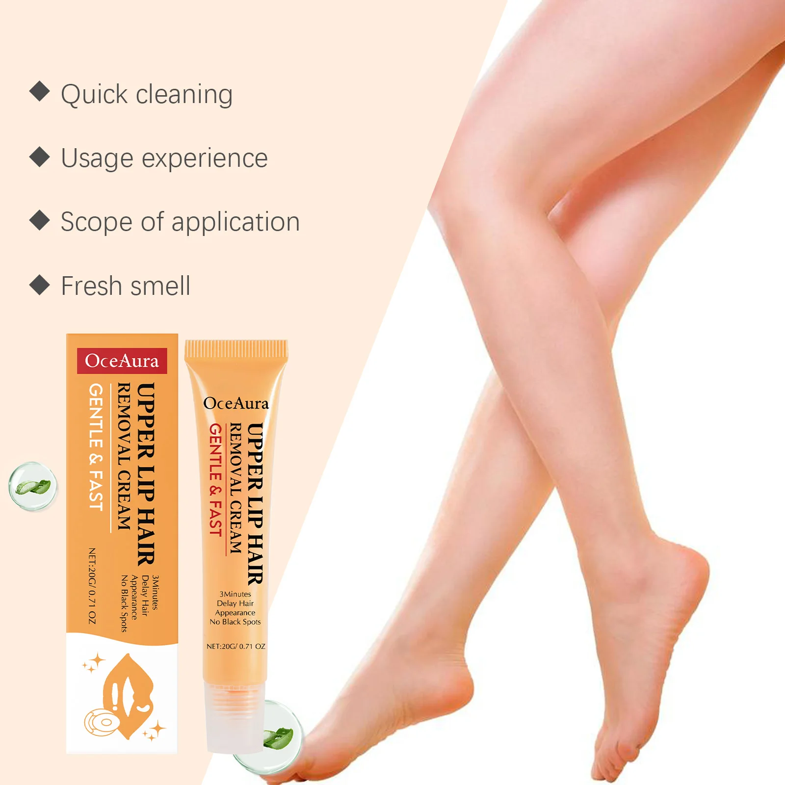 Crema depilatoria delicata per viso e ascelle lenitiva_voghion.com