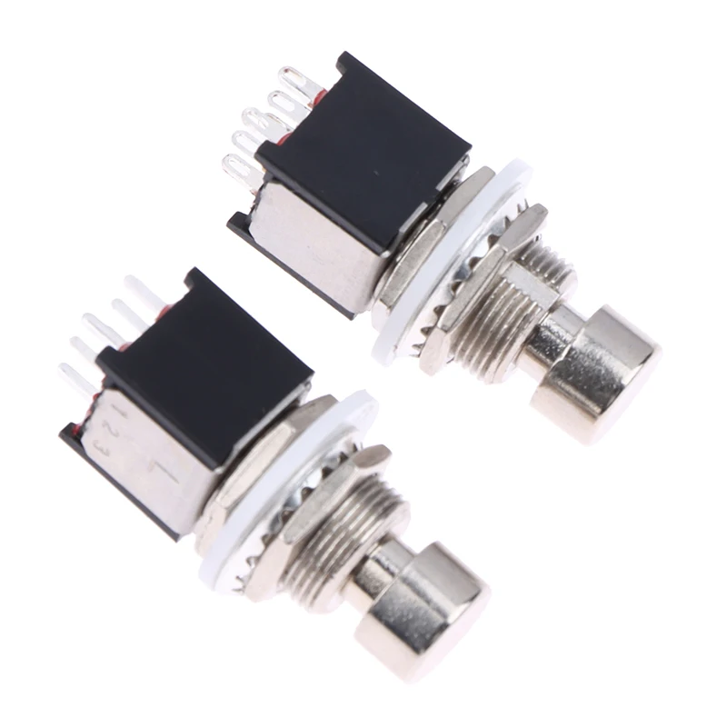 6Pin DPDT Latching/Momentary ON/ON Foot Switch - Guitar Effects Pedal Stomp Box Emergency Stop Push Button