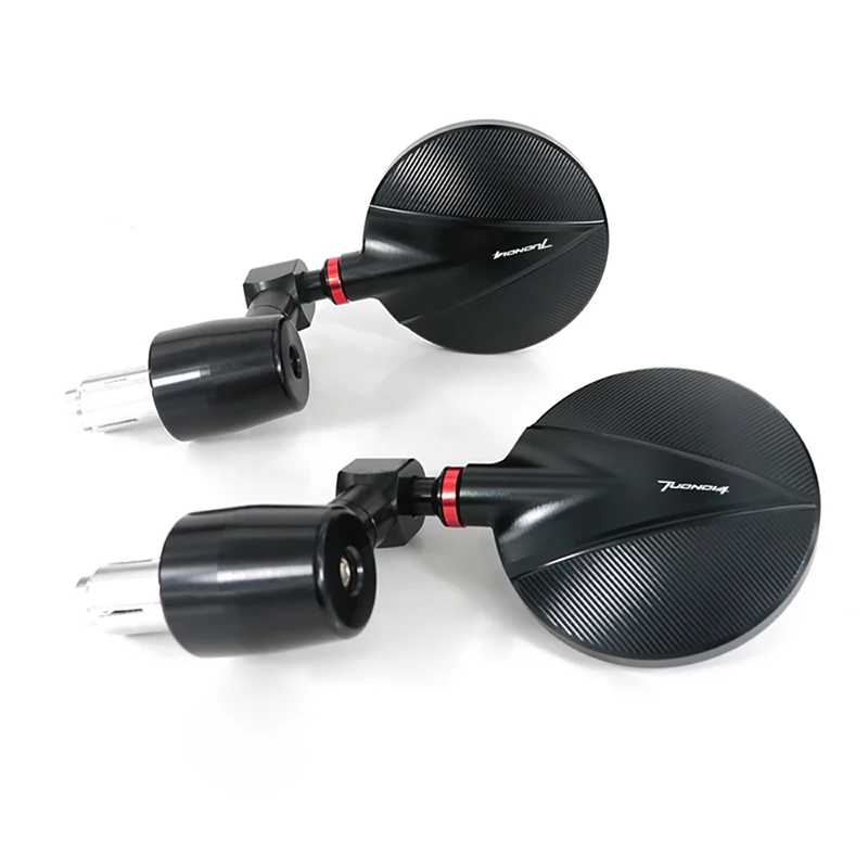 

For Aprilia Tuono V4 APRC Tuono V4 1100 Caponord 1200 2015-2018 Motorcycle CNC Handle Bar Rearview Side Mirrors Bar End Mirror