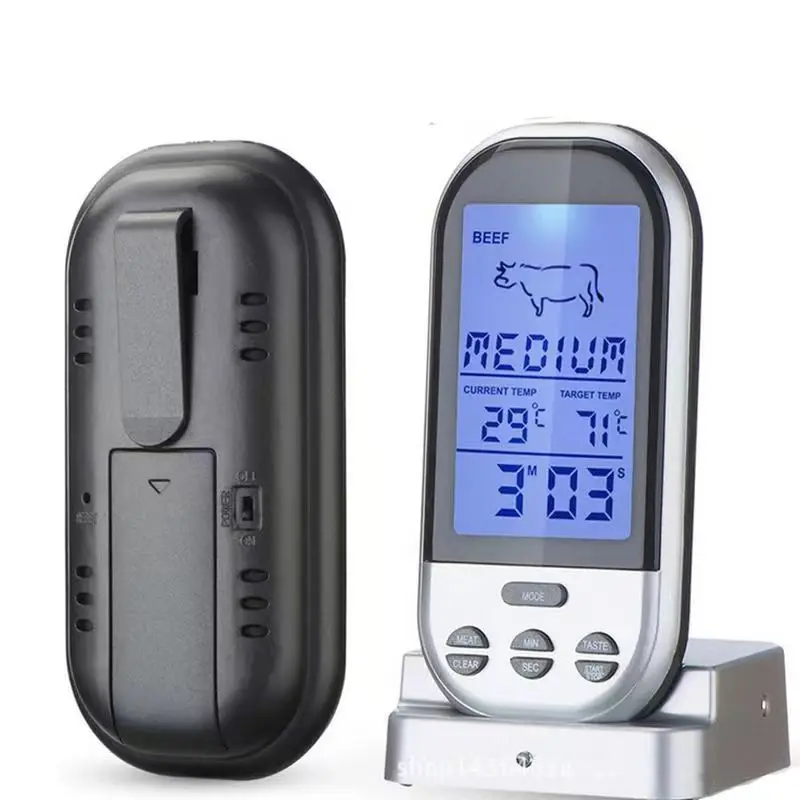 Digital Wireless Oven Thermometer Meat BBQ Food Probe Kitchen Cooking Tools
