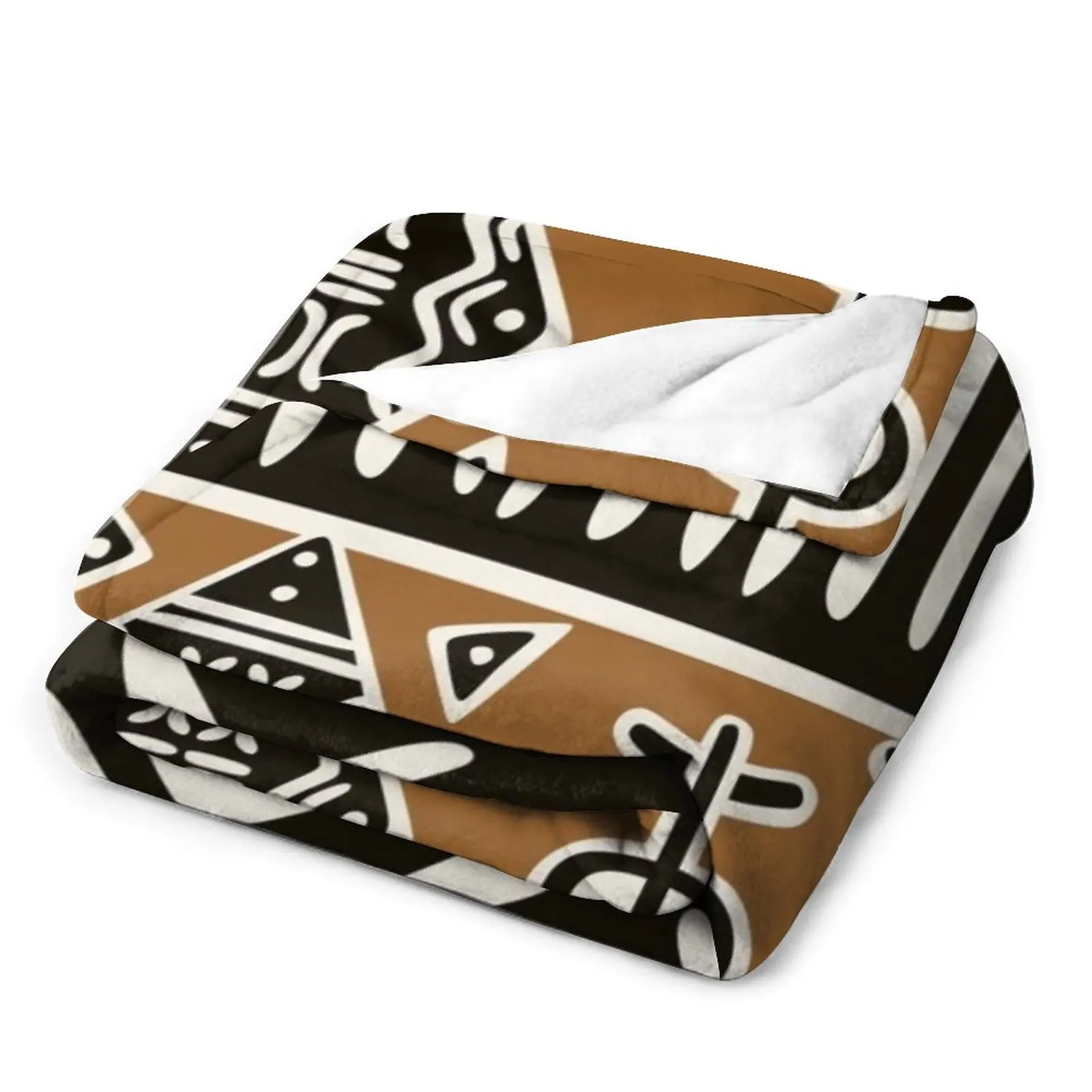 African mud cloth with elephants throw blanket decorative sofa blanket beautiful blankets valentine gift ideas