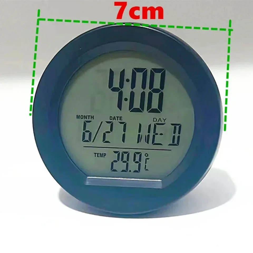 Orologio Auto Digitale Universale - Termometro, Igrometro, Voltmetro | Con Previsioni Meteo - Foto 6