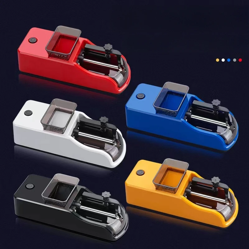 High Power Type-C Charging Cable Electric Cigarette Rolling Machine Plug Tobacco Winding Roller DIY Smoking Tool 6.5/8.0mm cigarette rolling tool