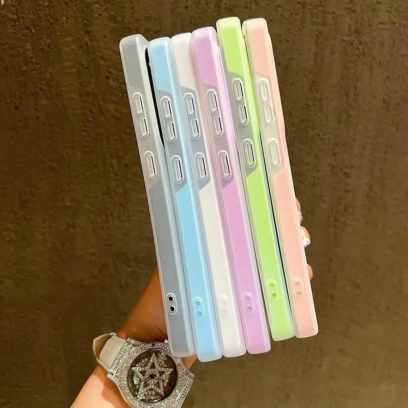 Luxury Candy Color Matte Phone Case with MagSafe Compatibility