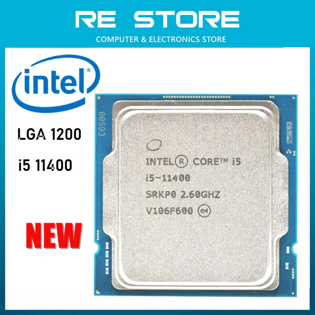NEW Intel Core i5 11400 2.6GHz Six-Core Twelve-Thread CPU Processor L3=12M 65W LGA 1200 no fan 2