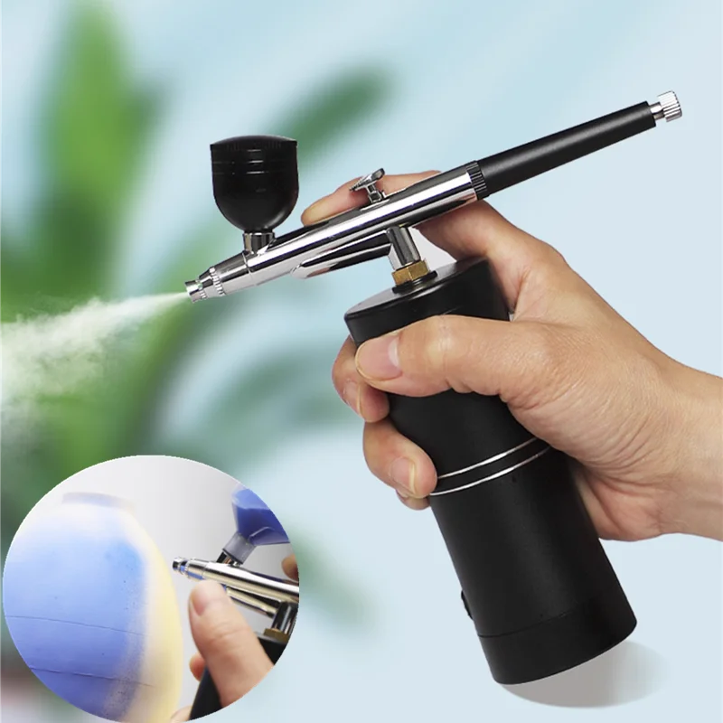 Ceramic Paint Spray Pen Portable Stainless Steel Spray Glaze Pot Pottery Tools DIY Polymer Clay Body Coloring Glaze Coating Tool