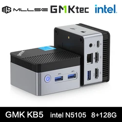 GMKtec KB5 Mini PC Intel Celeron N5105 Windows 11 Pro 4K 8GB RAM 128GB ROM WiFi5 BT4.2 Desktop Computer Mini Pc Work