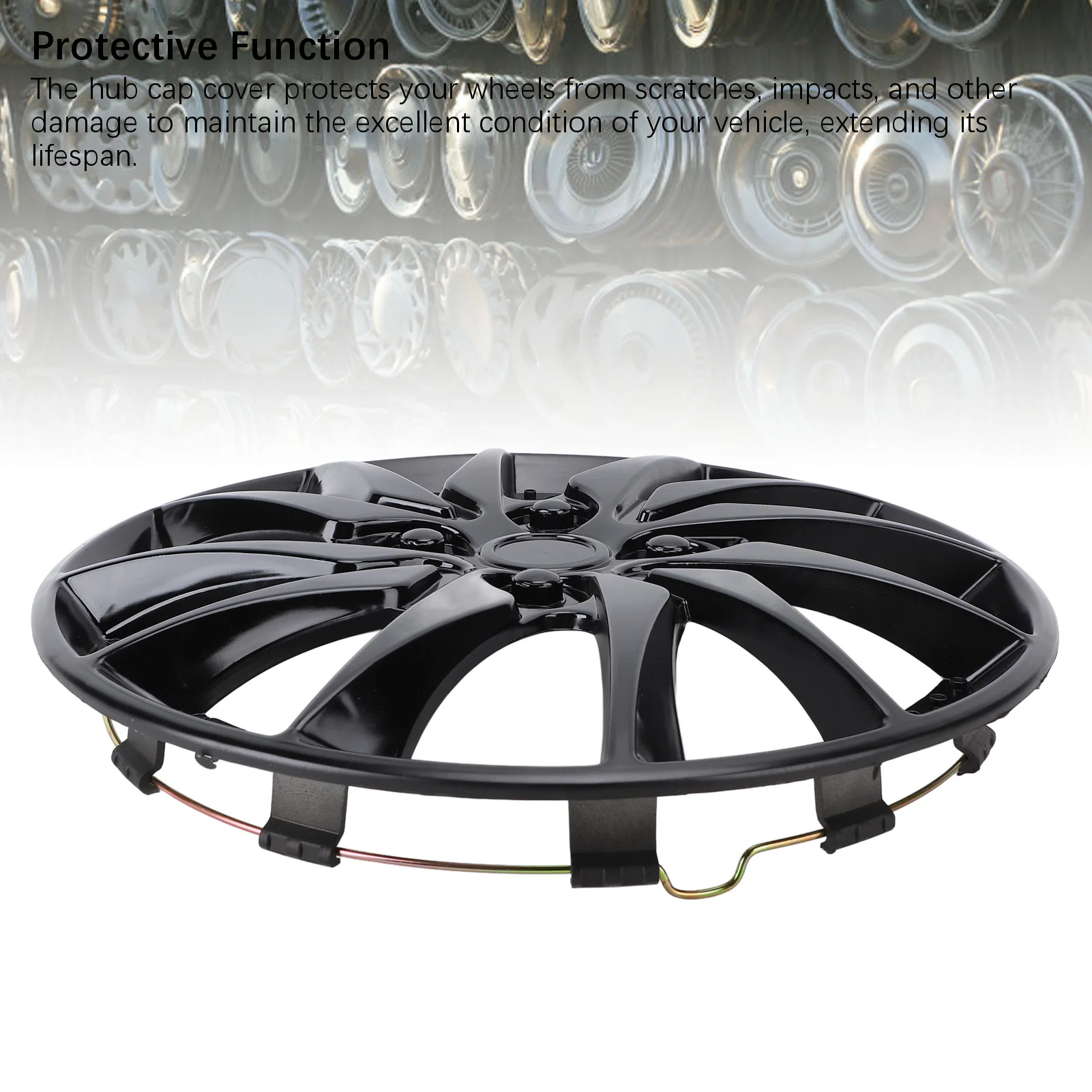 14in Hubcap Wheel Cover Stylish Look Scratch Proof Protective Wheel Rim Cover Replacement for   Wheel Rim Cover