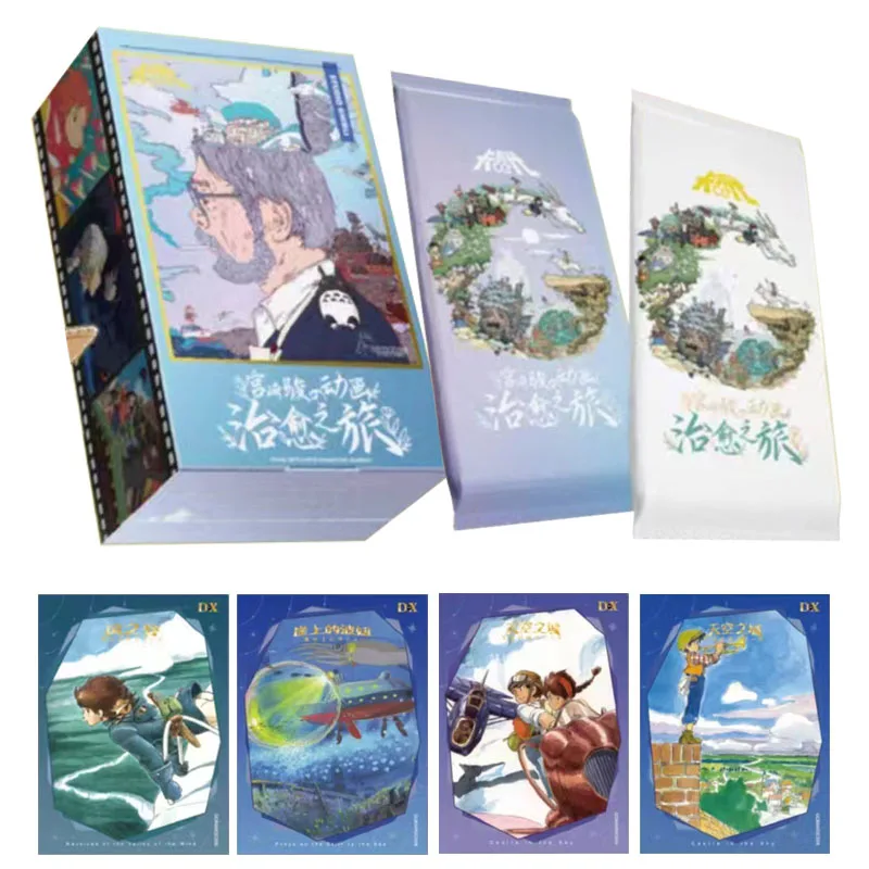 

Miyazaki Hayao Series Collection Cards Booster Box Anime Character Exquisite Peripheral Trading Card Children Birthday Gifts Toy