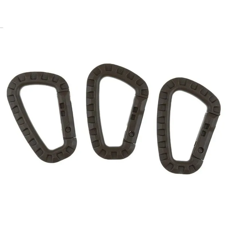 Climbing Carabiner 6x Tactical Carabiner Carabina Karabiner Clip Plastic Cadet Hiking Camping