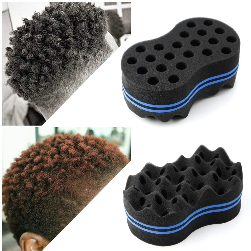 Hair Styling Care Sponge Perm Curling Tools Tinfoil Perm Double-Sided Magic Sponge Roll Hair Styling Hair Brush 3
