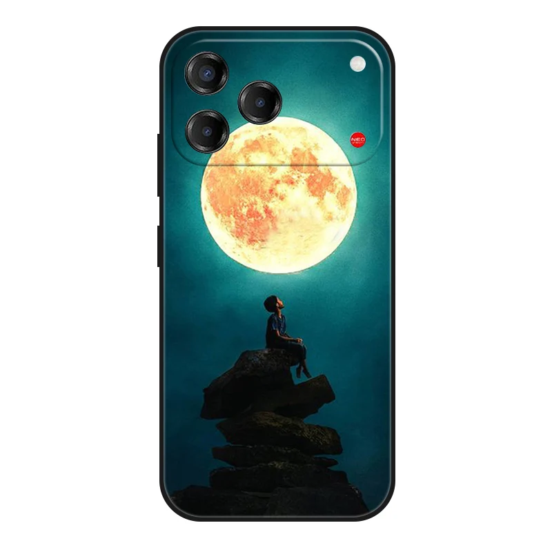 Sleek Black Matte Fashion Phone Case - Slim Soft TPU