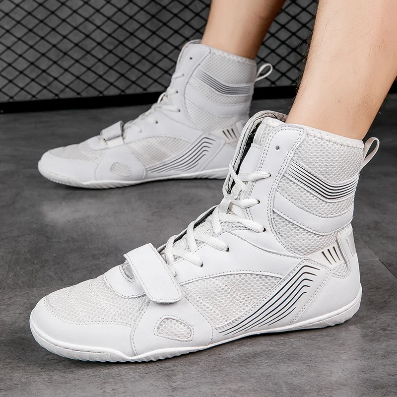 Fashion New Simple Wrestling Shoes Professional Boxing Shoes Men's Women's Training Breathable Multicolor Wearable Sports