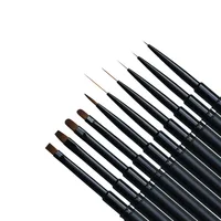 10Style Nail Art Brush Pen Pointing Drawing Line Builder Design Nail Polish UV Gel Tips Decoration Manicure 2