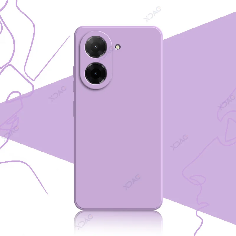 Elegant 360° Soft Silicone Waterproof Back Cover - Luxury Design