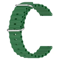 Sport Silicone Replacement Wristband for Smartwatch - Premium Strap Accessory (Green)