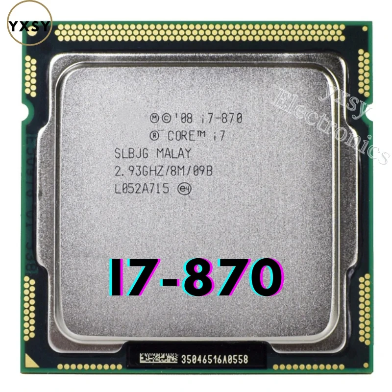 Intel Core i7 870 Processor Quad-Core LGA1156 SOCKET i7-870