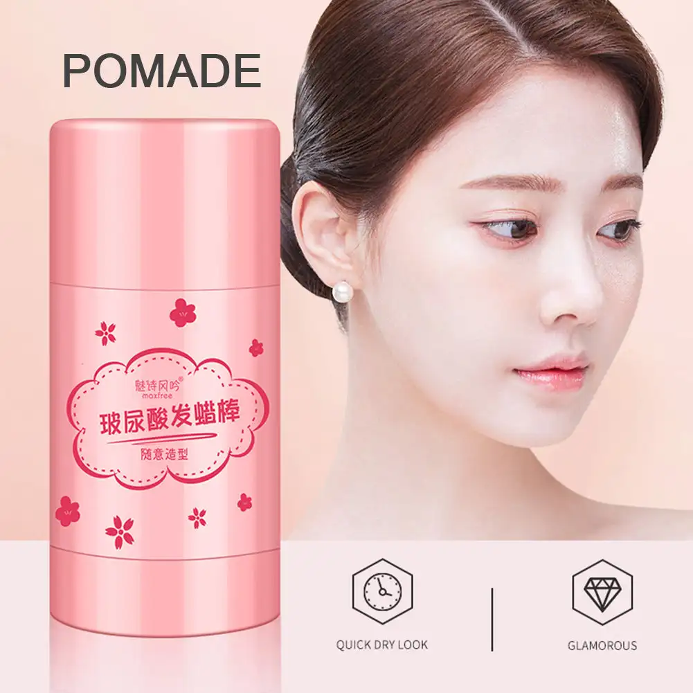 Solid Styling Hair Wax Stick Crushed Hair Finishing Balm Long Styling Hair Finishing Stick Styling Balm Wholesale Makeup 4