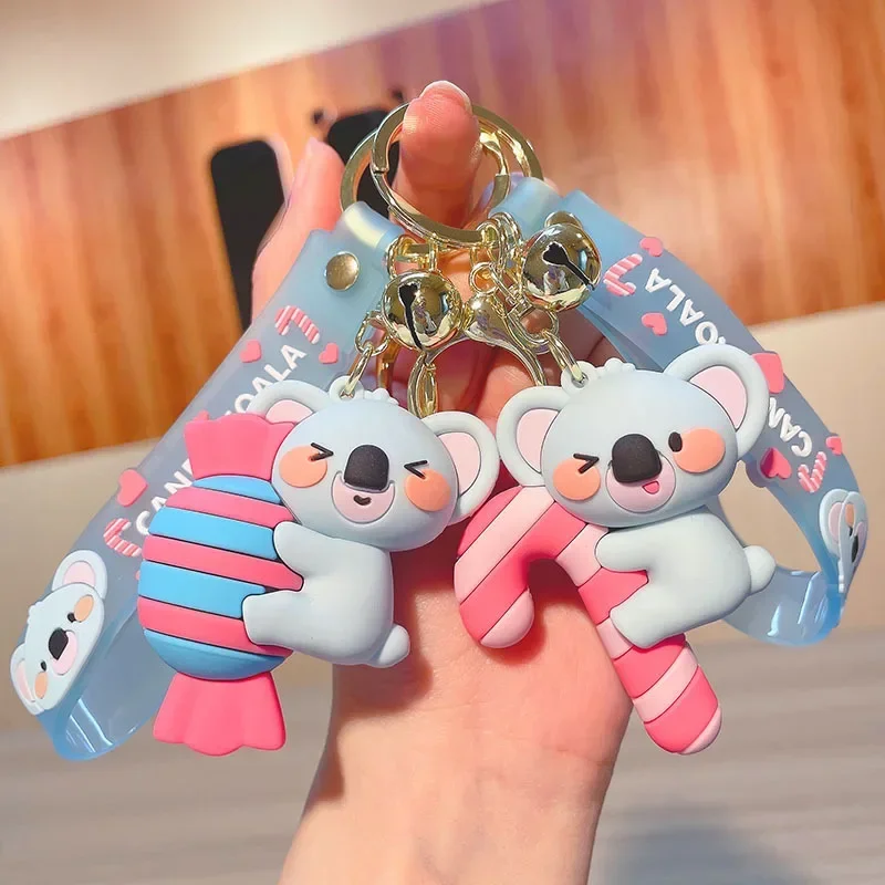 Cute Cartoon Dessert Koala Keychain Doll Bag Pendant Wholesale