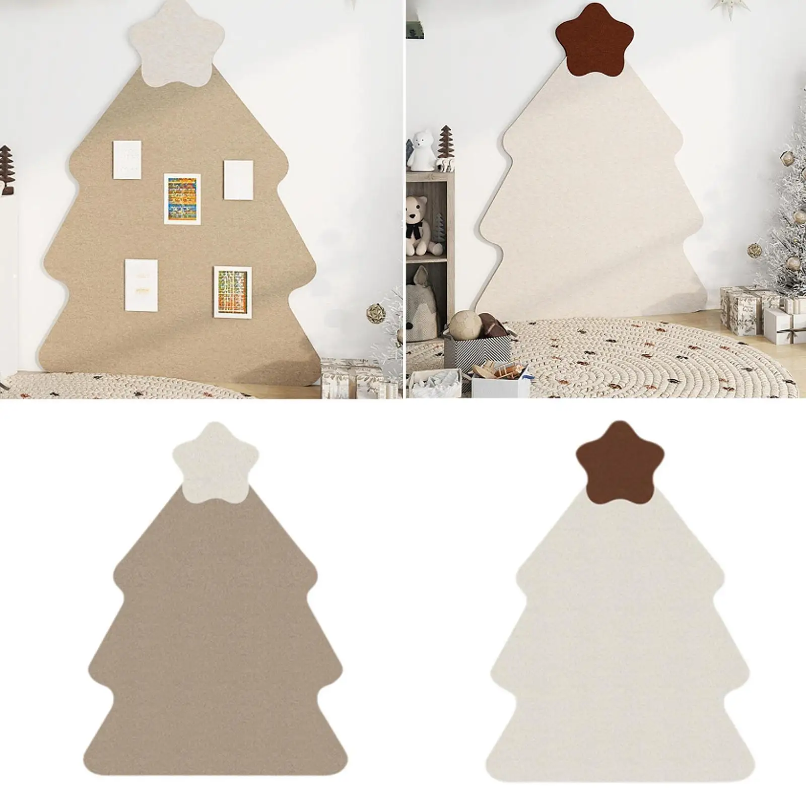 Felt Bulletin Board Wear Resistant Felt Work Display Wall Photo Message Board for Keepsakes Home Restaurant Kitchen Dining Room