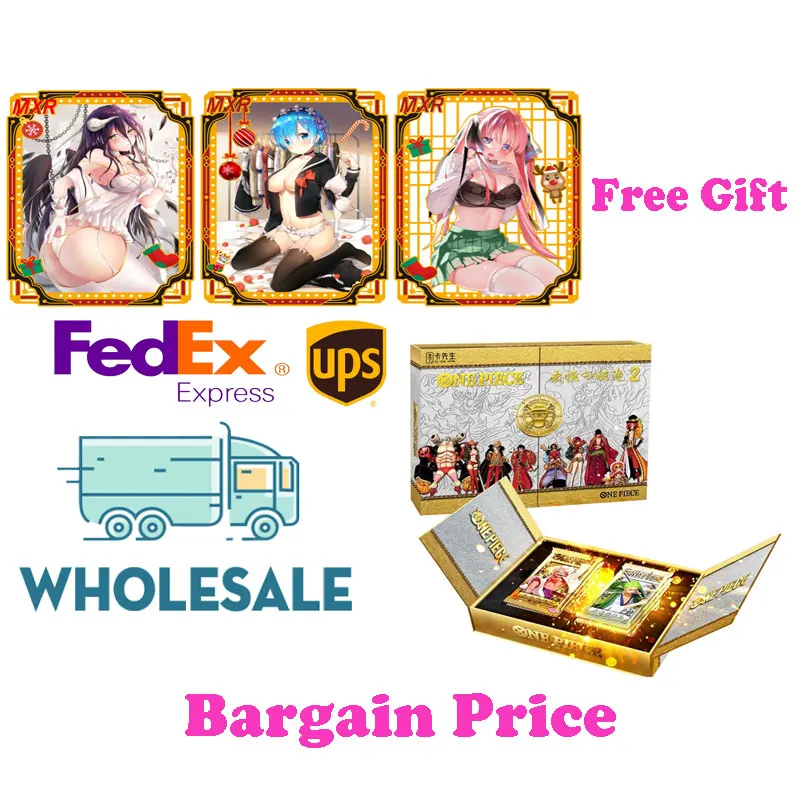 One Piece Coleção de cartões, Luffy Boa Robin Booster Box, ACG CCG TCG, Jogos de festa Jogando Hobbies Gift, Preço de pechincha, Atacado
