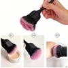 1PCS Flower Nail Brush For Manicure Rose Nail Art Brush Nail Accessories Tools Popular Round Gel polish Dust Cleaning Brushes 3