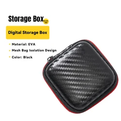 Compact Earphone & Accessory Protective Storage Case (Black)