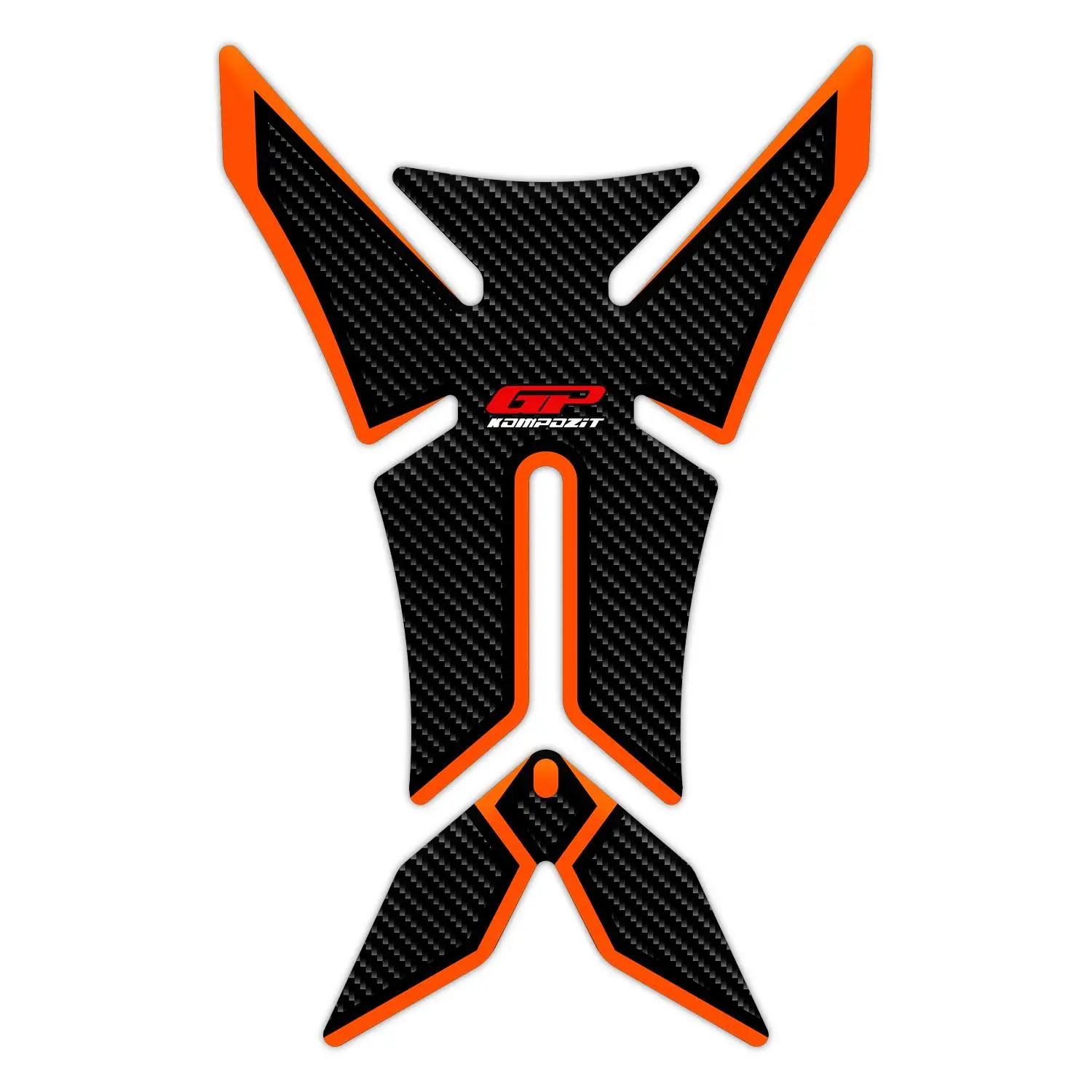 

GP Composite Universal Strip Sticker Tank Pad X Model Orange