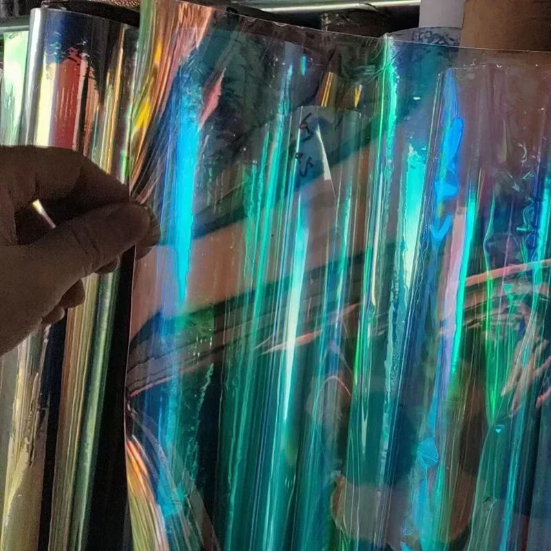 합성 PVC 무지개빛 필름 재료 0.3mm 두께