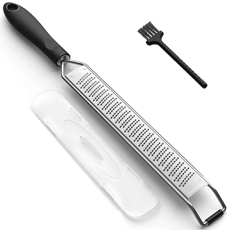Lemon Zester Cheese Grater Stainless Steel Kitchen Tool Nutmeg Chocolate Vegetables Fruits Dishwasher