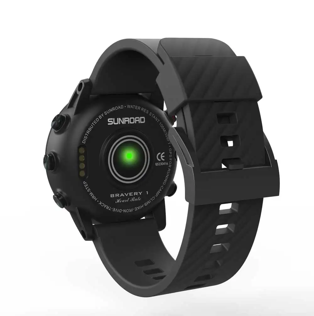 SUNROAD GPS Sports Watch Waterproof Swim Altimeter Compass