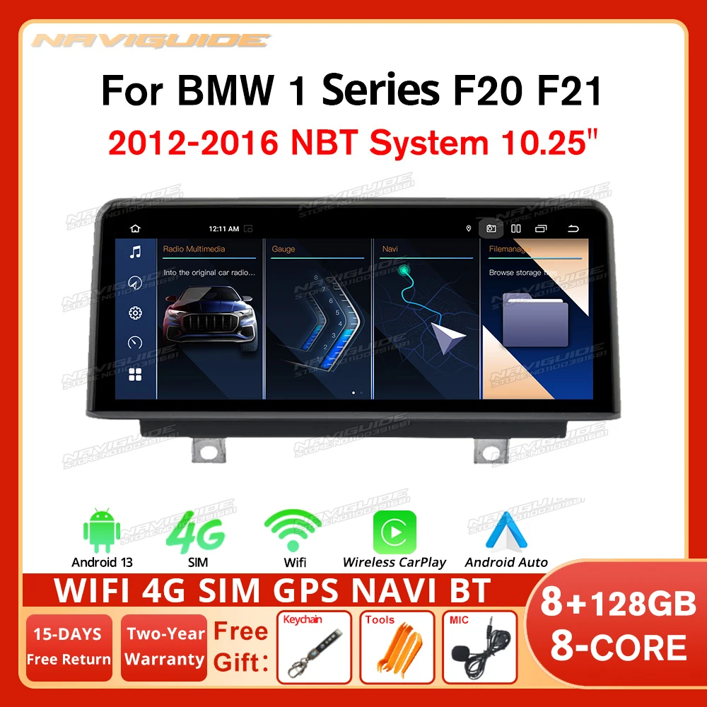 

Автомагнитола, 10,25 дюйма, Android 12, для BMW 1 серии F20 F21 2012-2016